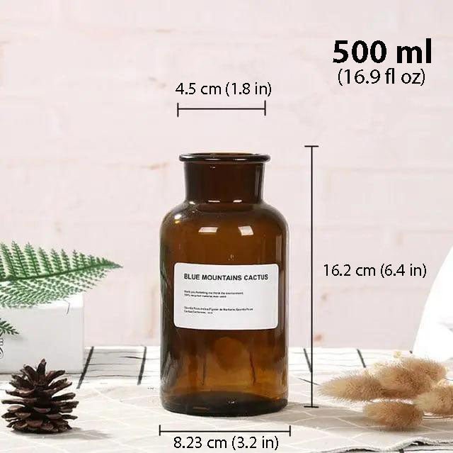 Hom & Ember – Glass Bottle Vase - Hom & Ember