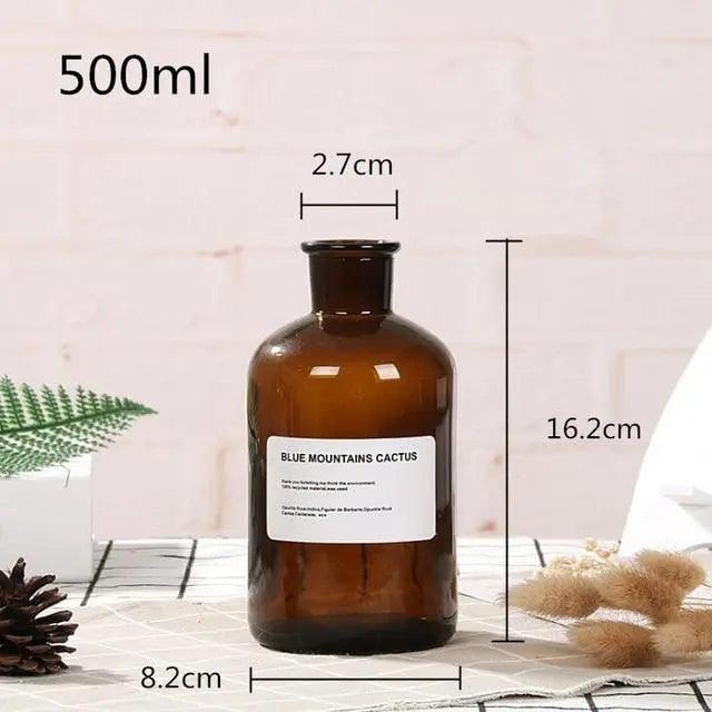 Hom & Ember – Glass Bottle Vase - Hom & Ember