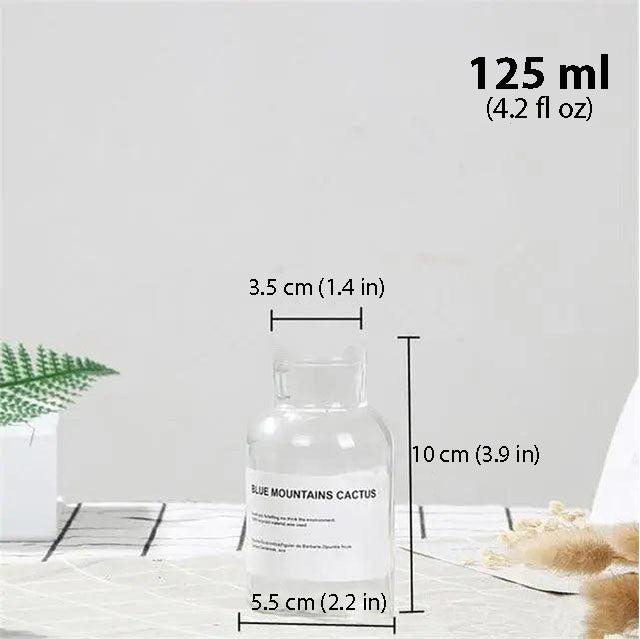 Hom & Ember – Glass Bottle Vase - Hom & Ember