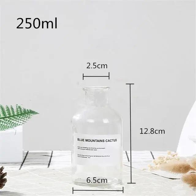 Hom & Ember – Glass Bottle Vase - Hom & Ember