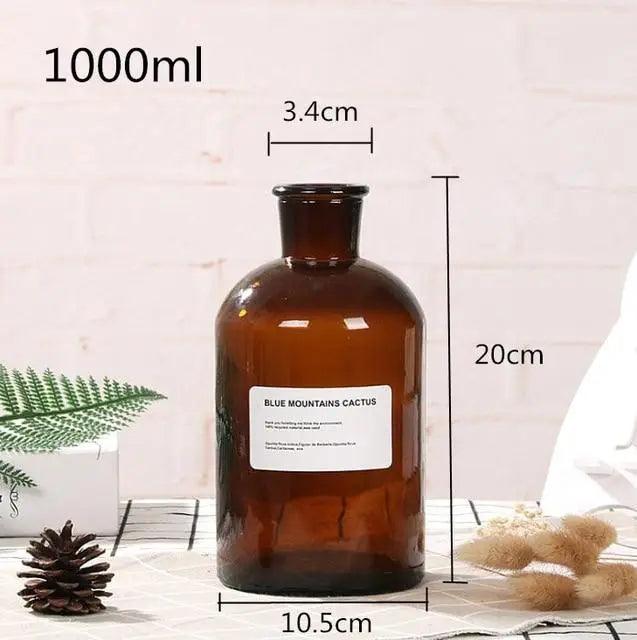 Hom & Ember – Glass Bottle Vase - Hom & Ember