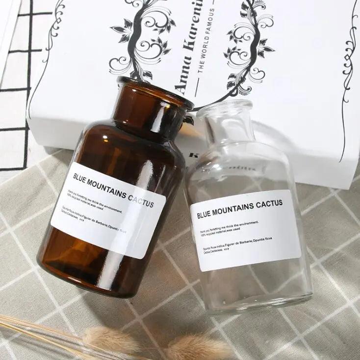 Hom & Ember – Glass Bottle Vase - Hom & Ember