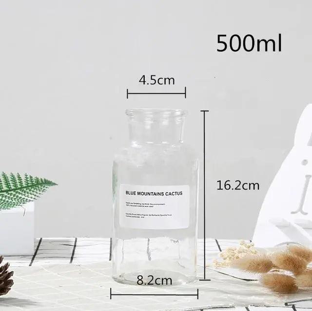Hom & Ember – Glass Bottle Vase - Hom & Ember
