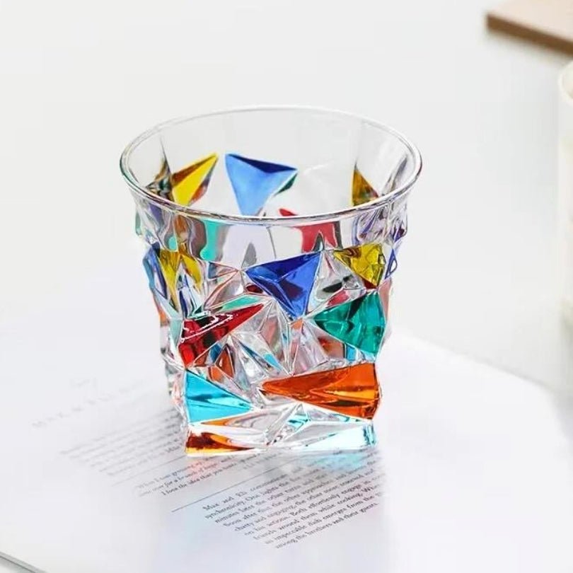 Hom & Ember – Hand - Painted Italian Crystal Glasses for a Touch of Elegance - Hom & Ember