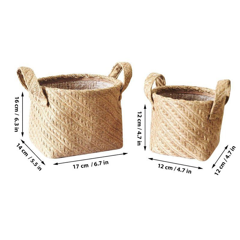 Hom & Ember – Handwoven Basket for Natural Home Organization - Hom & Ember