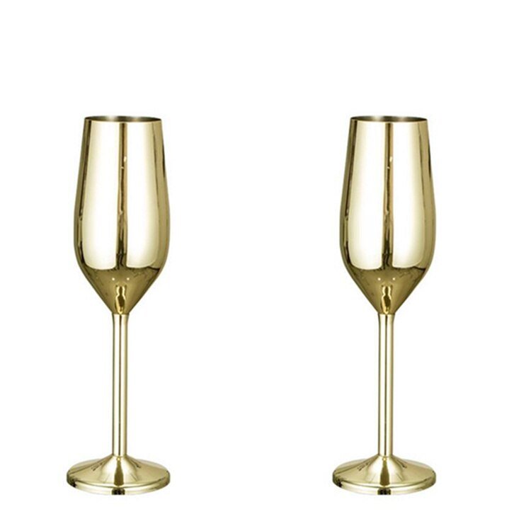 Hom & Ember – Ibiza Stainless Steel Goblet for a Sleek and Modern Look - Hom & Ember