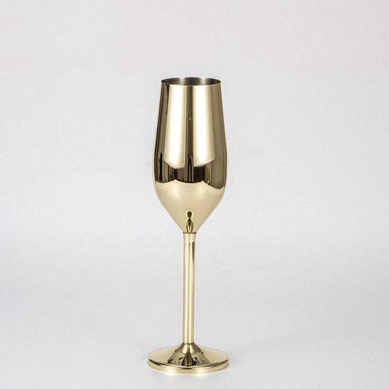 Hom & Ember – Ibiza Stainless Steel Goblet for a Sleek and Modern Look - Hom & Ember