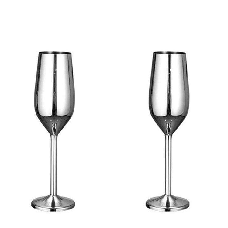 Hom & Ember – Ibiza Stainless Steel Goblet for a Sleek and Modern Look - Hom & Ember