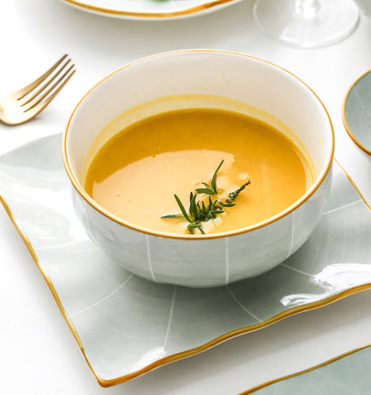 Hom & Ember – Japanese Ceramic Dinnerware Bowl Set for a Sophisticated Dining Experience - Hom & Ember