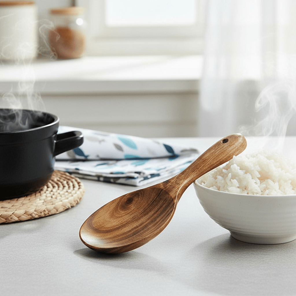 Hom & Ember – Japanese Wooden Rice Spoon - Hom & Ember