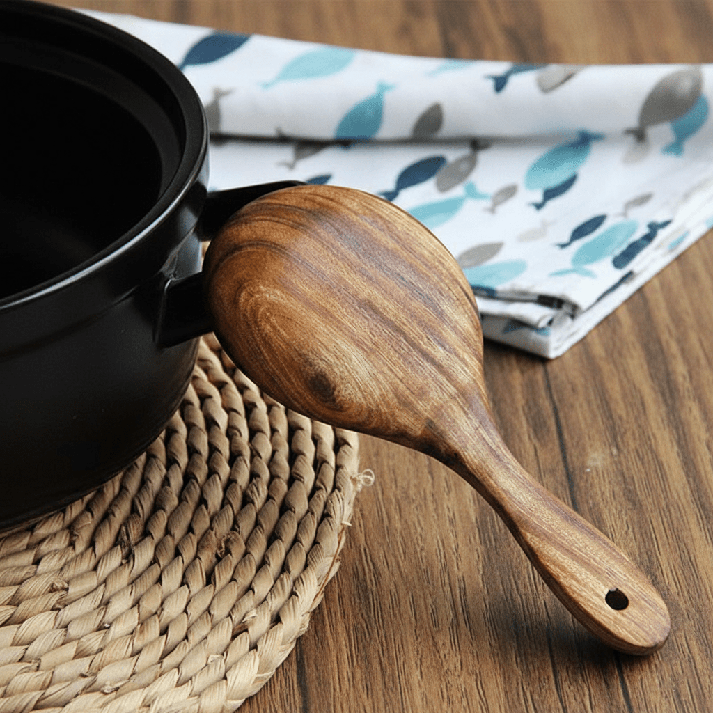 Hom & Ember – Japanese Wooden Rice Spoon - Hom & Ember