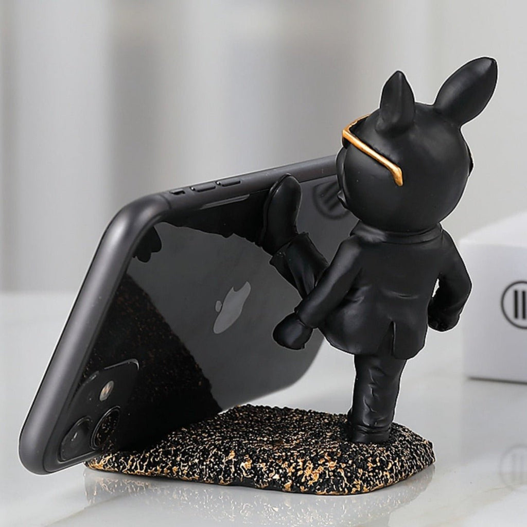 Hom & Ember – Kung Fu Bulldog Phone Stand - Hom & Ember