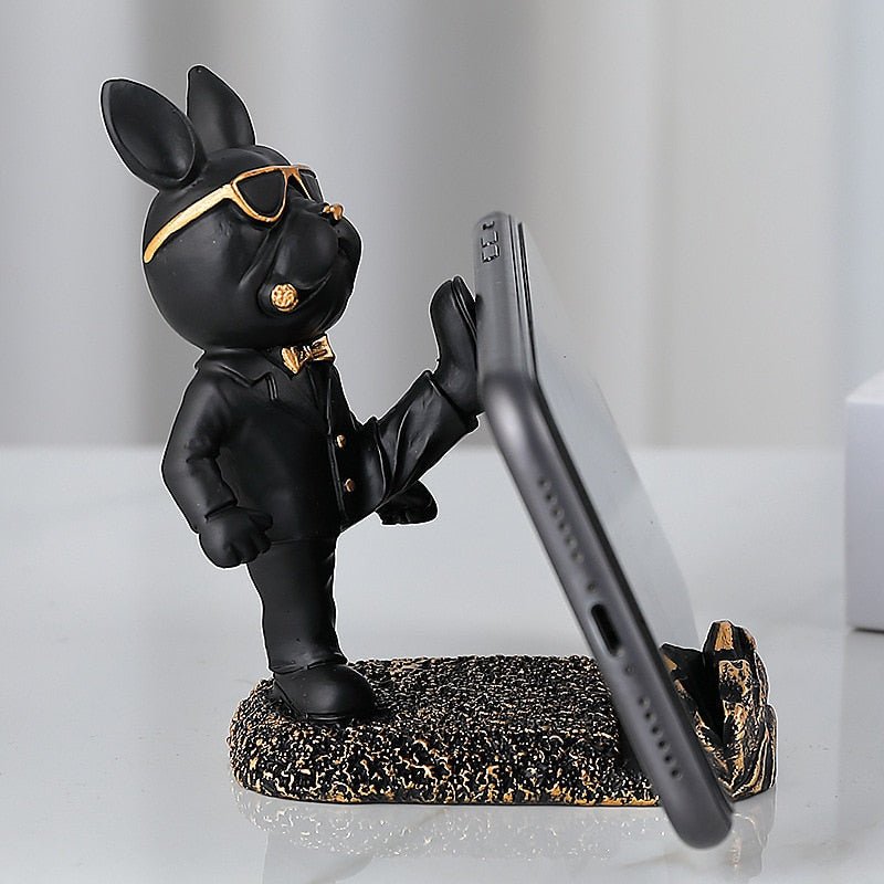 Hom & Ember – Kung Fu Bulldog Phone Stand - Hom & Ember