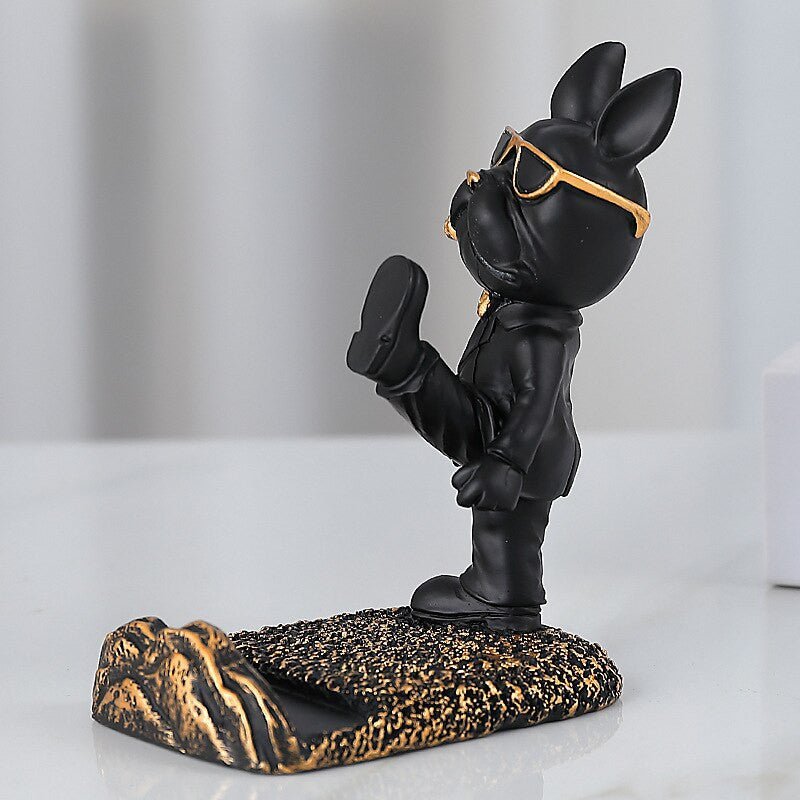 Hom & Ember – Kung Fu Bulldog Phone Stand - Hom & Ember