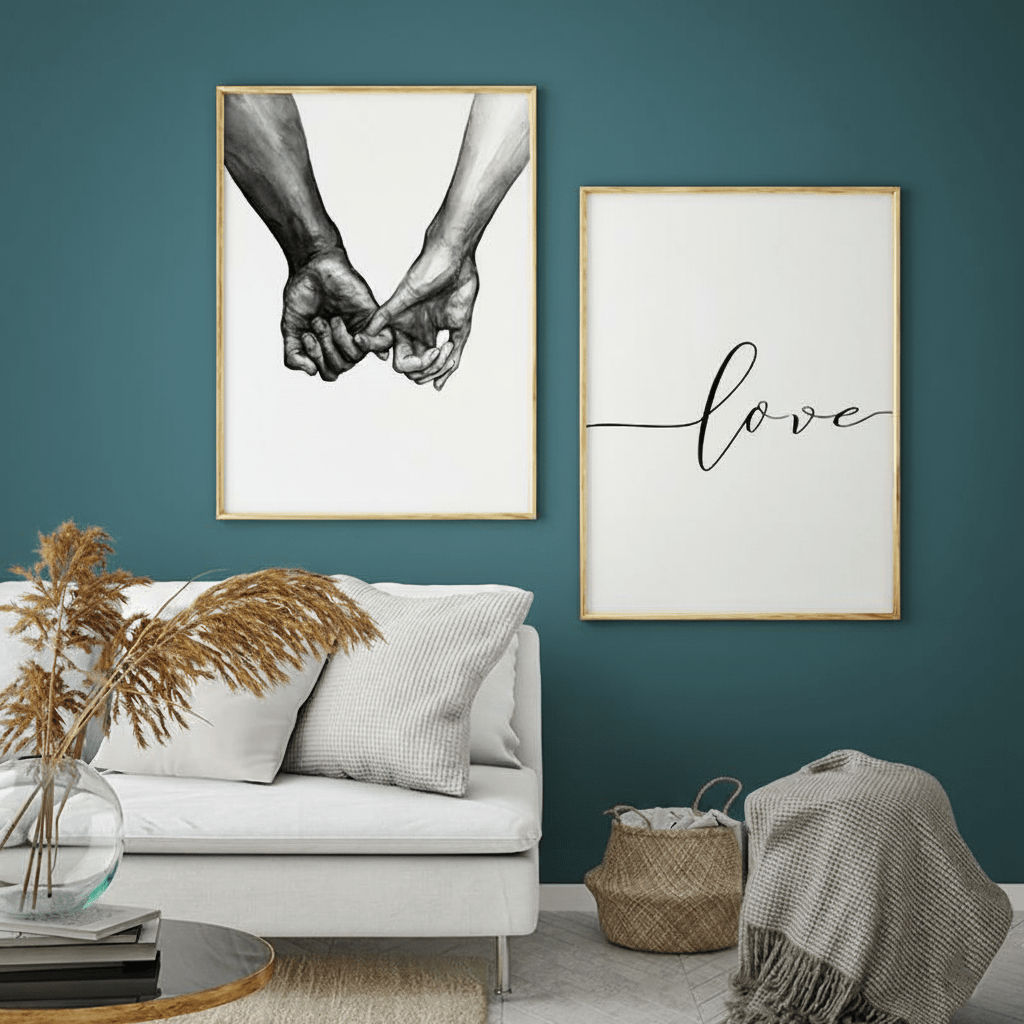 Hom & Ember - "Lovi" Modern Canvas Print - Hom & Ember