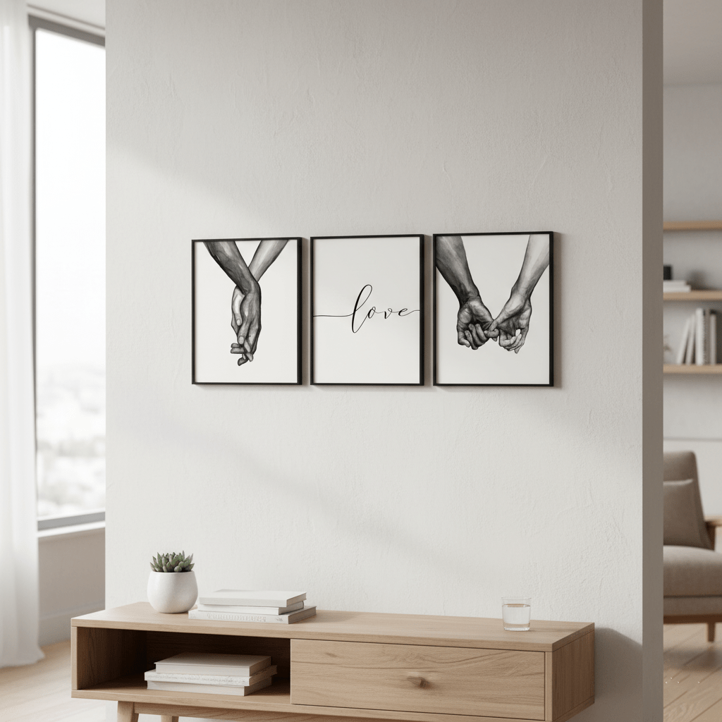 Hom & Ember - "Lovi" Modern Canvas Print - Hom & Ember