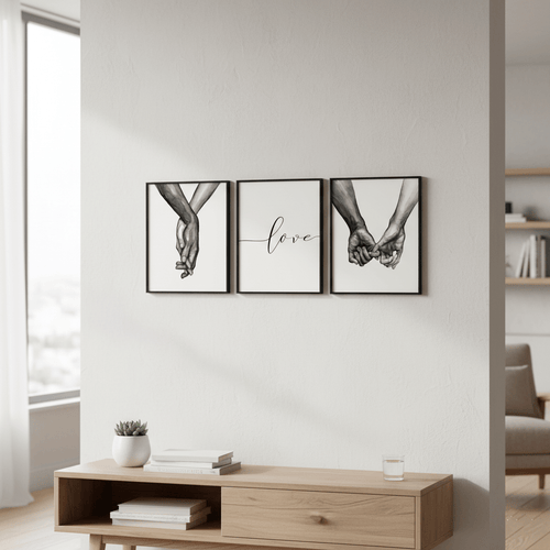 Hom & Ember - "Lovi" Modern Canvas Print - Hom & Ember