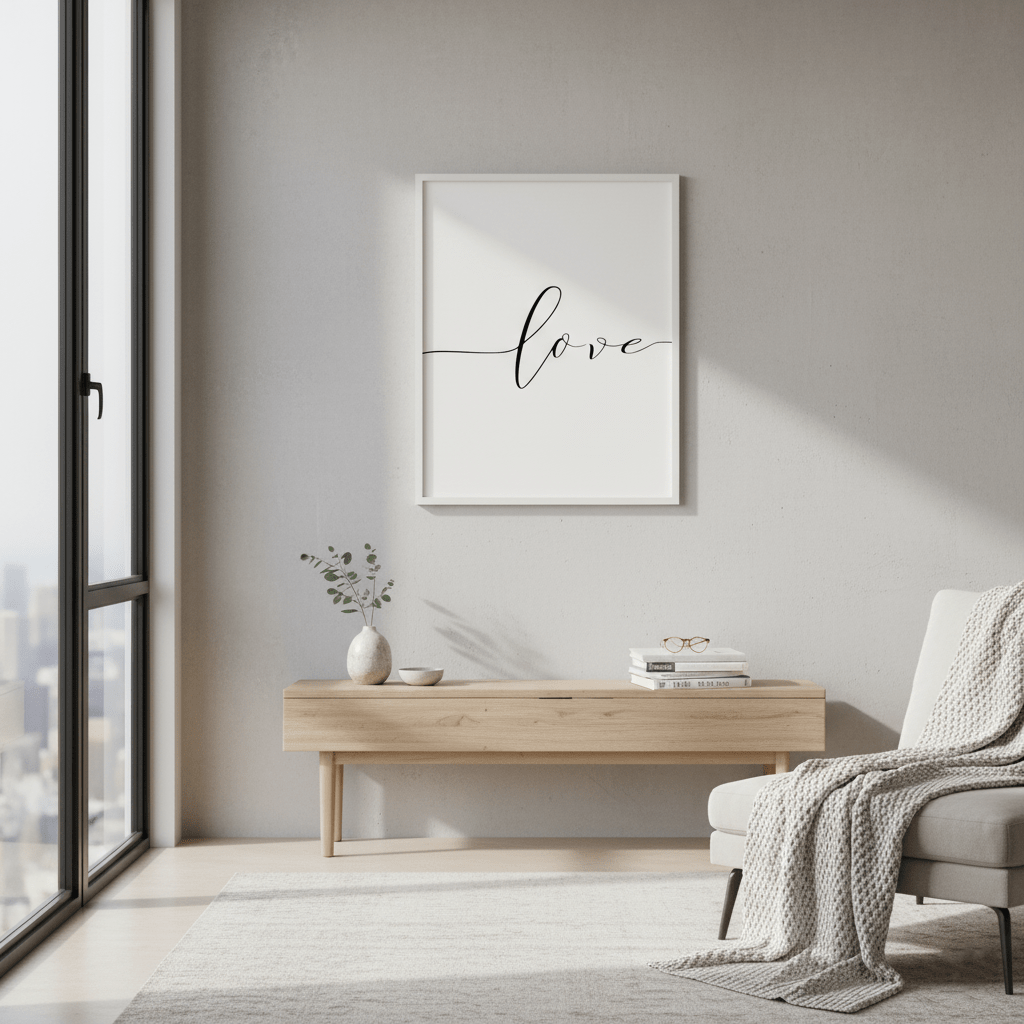 Hom & Ember - "Lovi" Modern Canvas Print - Hom & Ember