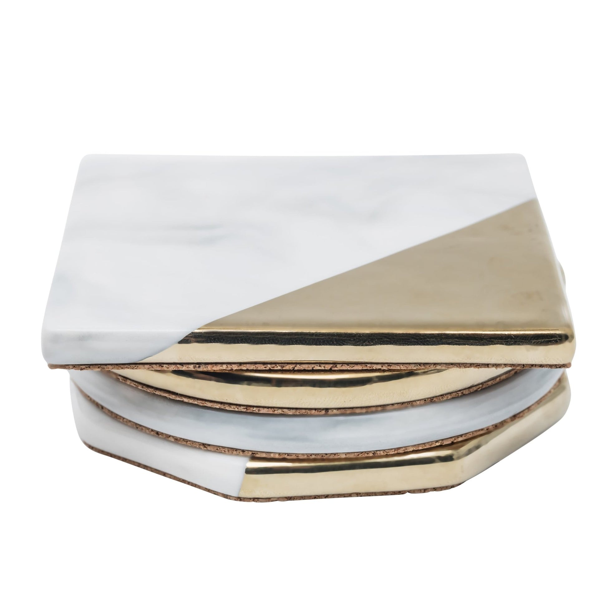 Hom & Ember – Luxe Marble Drinks Coaster for Elegant Settings - Hom & Ember