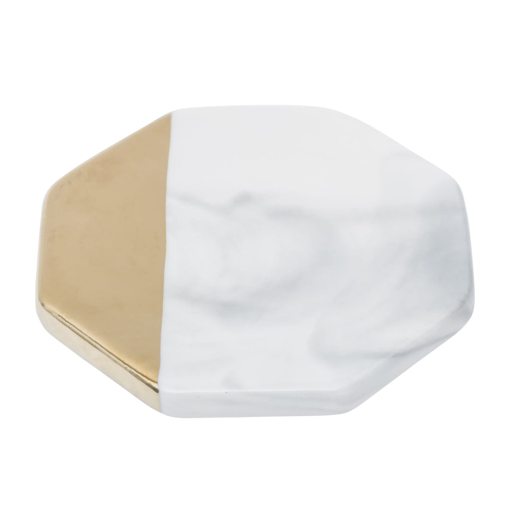 Hom & Ember – Luxe Marble Drinks Coaster for Elegant Settings - Hom & Ember