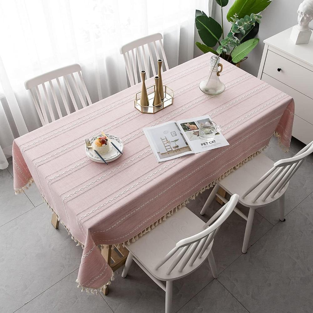 Hom & Ember – Luxurious Cotton and Linen Tablecloth for a Stylish Dining Room - Hom & Ember