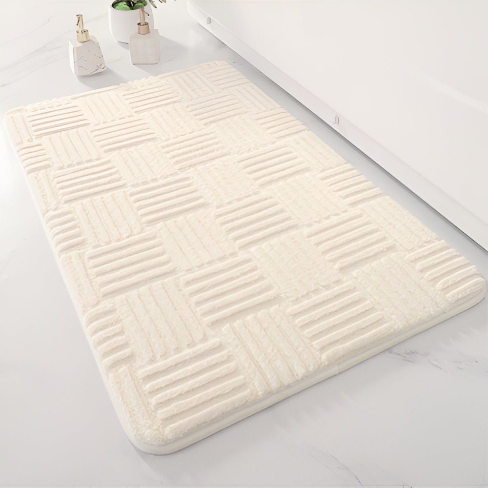Hom & Ember – Luxurious Non - Slip Bath Mat in Soft Pastels for a Relaxing Atmosphere - Hom & Ember