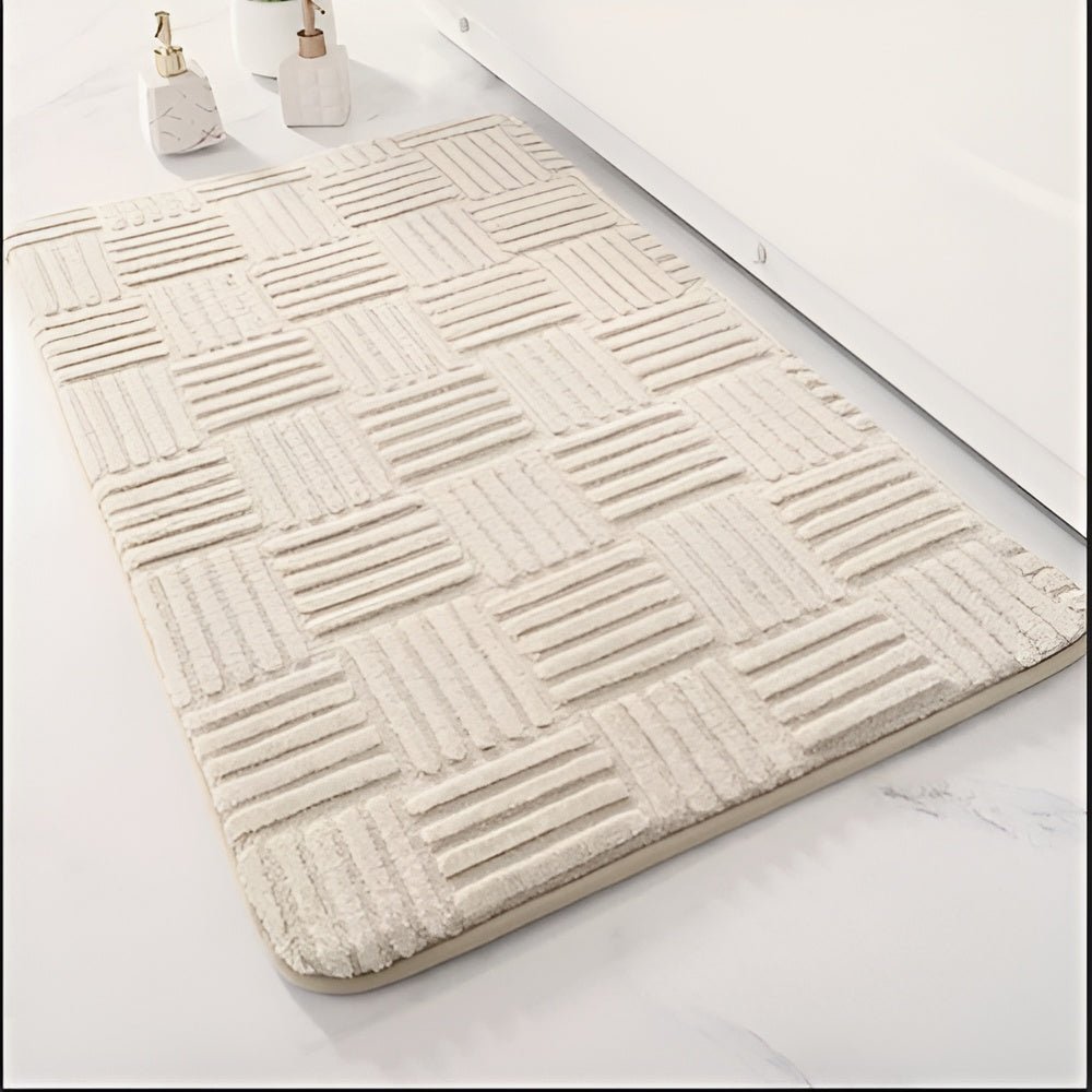 Hom & Ember – Luxurious Non - Slip Bath Mat in Soft Pastels for a Relaxing Atmosphere - Hom & Ember