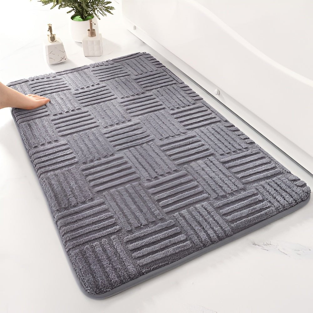 Hom & Ember – Luxurious Non - Slip Bath Mat in Soft Pastels for a Relaxing Atmosphere - Hom & Ember
