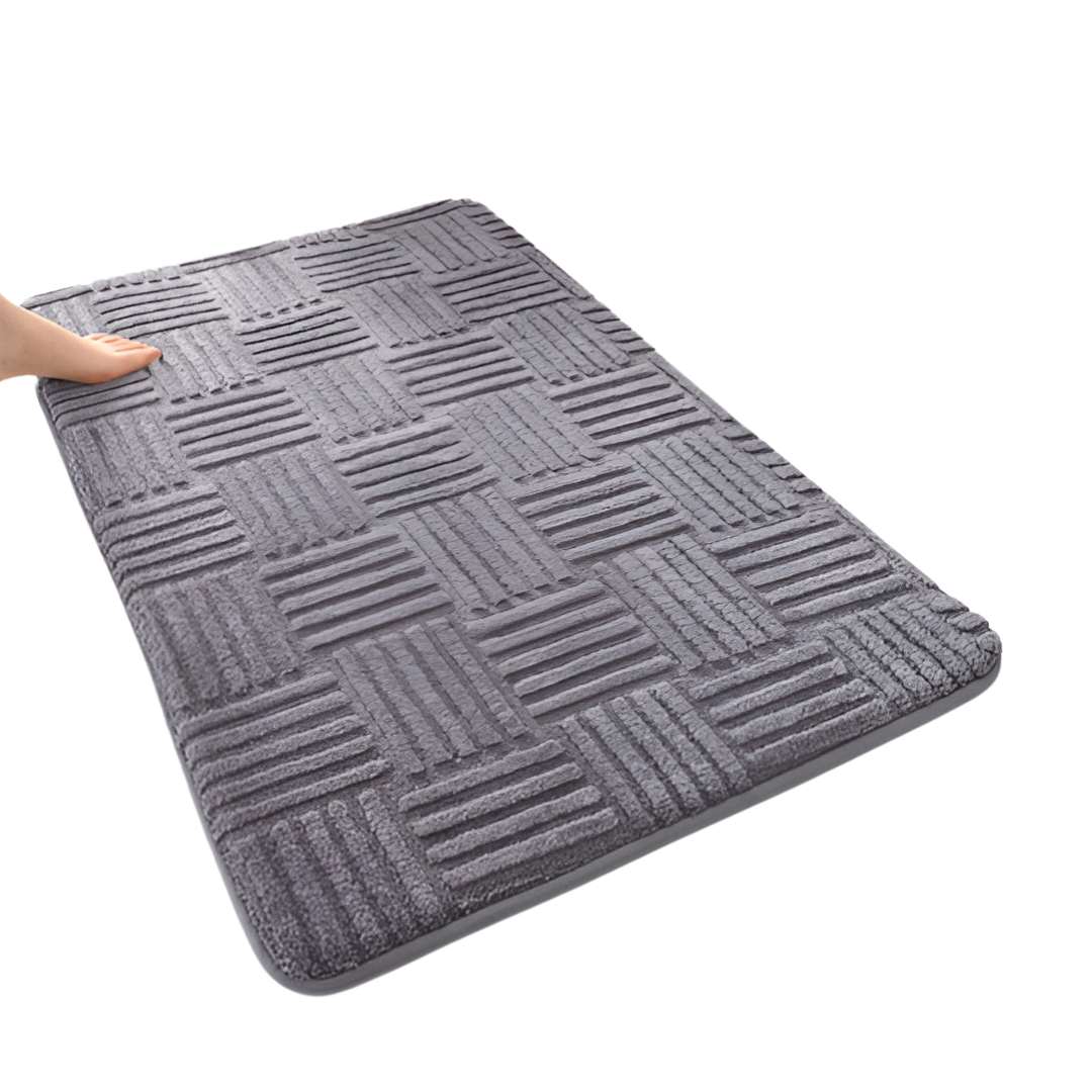 Hom & Ember – Luxurious Non - Slip Bath Mat in Soft Pastels for a Relaxing Atmosphere - Hom & Ember