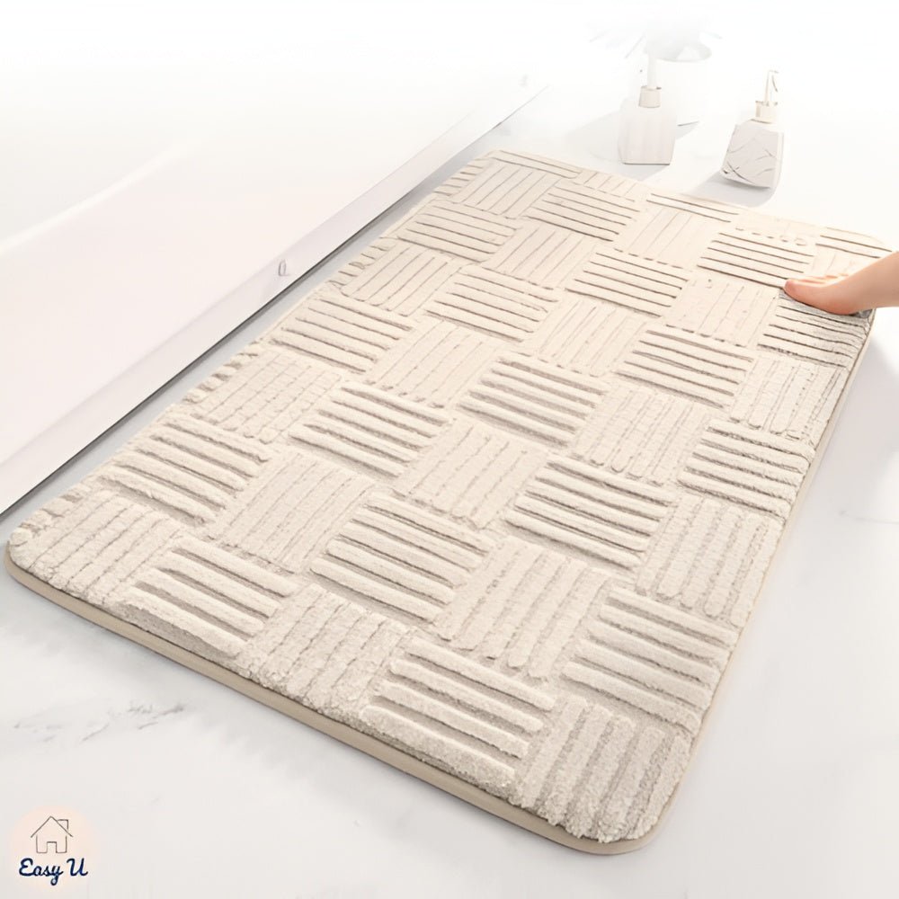 Hom & Ember – Luxurious Non - Slip Bath Mat in Soft Pastels for a Relaxing Atmosphere - Hom & Ember
