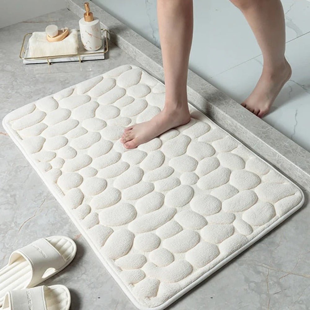 Hom & Ember – Luxurious Non - Slip Quick - Drying Bath Mat for a Serene Ambiance - Hom & Ember
