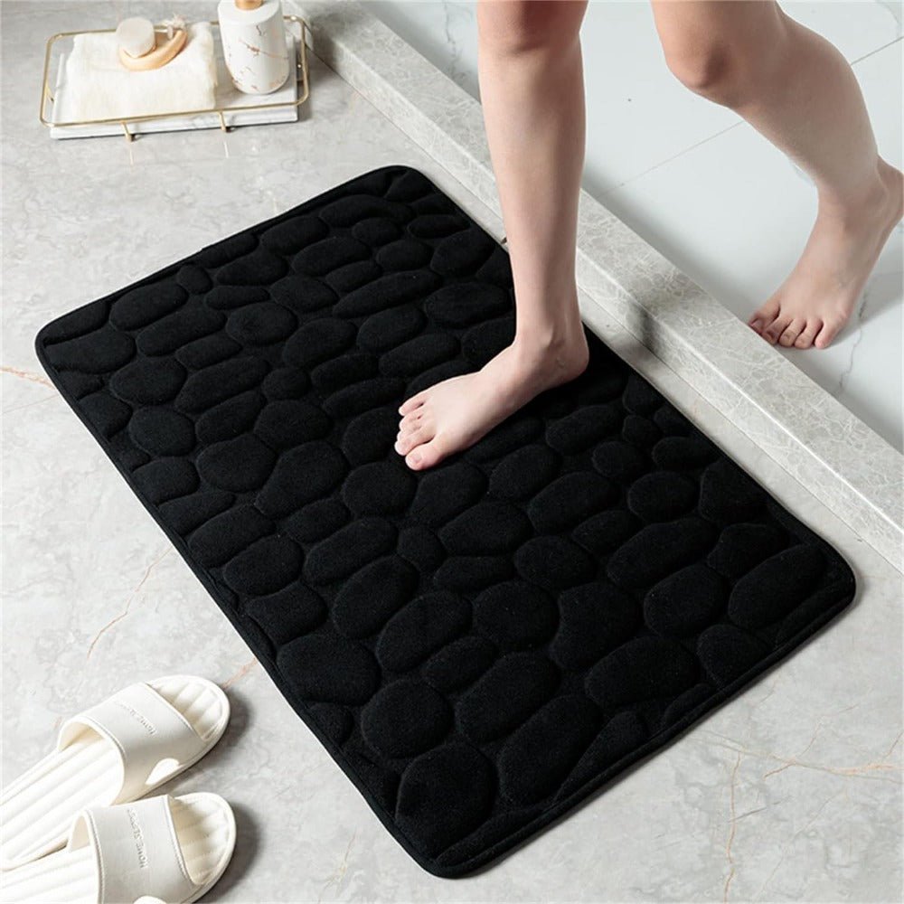 Hom & Ember – Luxurious Non - Slip Quick - Drying Bath Mat for a Serene Ambiance - Hom & Ember