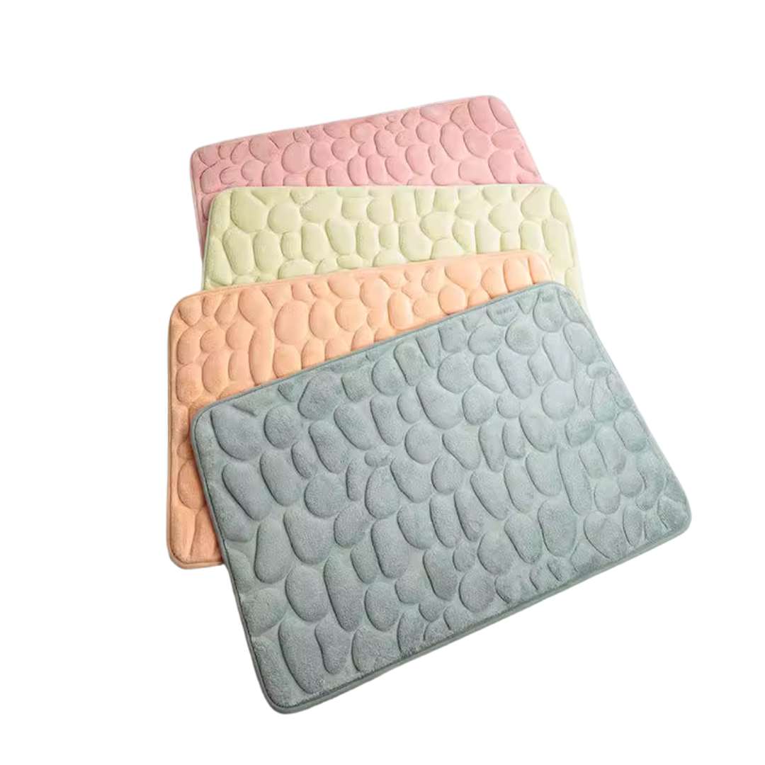 Hom & Ember – Luxurious Non - Slip Quick - Drying Bath Mat for a Serene Ambiance - Hom & Ember