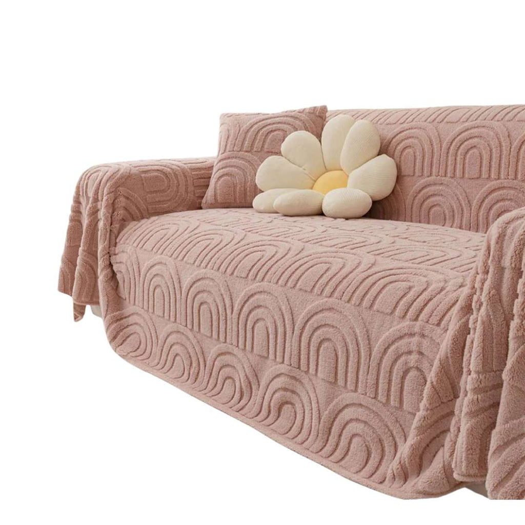 Hom & Ember – Luxurious Non - Slip Sofa Cover in Elegant Fabric for a Serene Ambiance - Hom & Ember