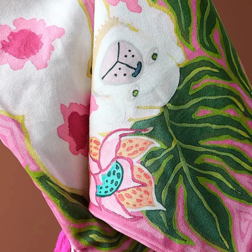 Hom & Ember – Luxurious Pink Dog Cushion Cover with Playful Pom Poms for a Cozy Retreat - Hom & Ember