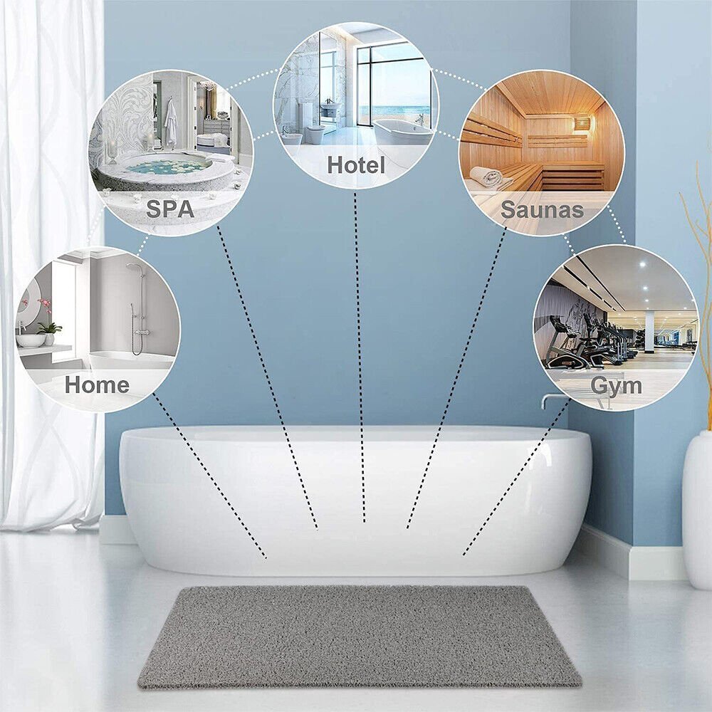 Hom & Ember – Luxurious Quick - Drying Non - Slip Bath Mat for a Serene Bathroom Experience - Hom & Ember