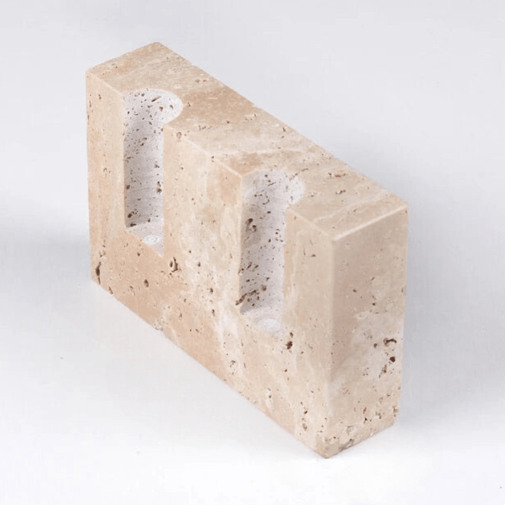 Hom & Ember – Marble Candle Holder for a Sophisticated Ambiance - Hom & Ember