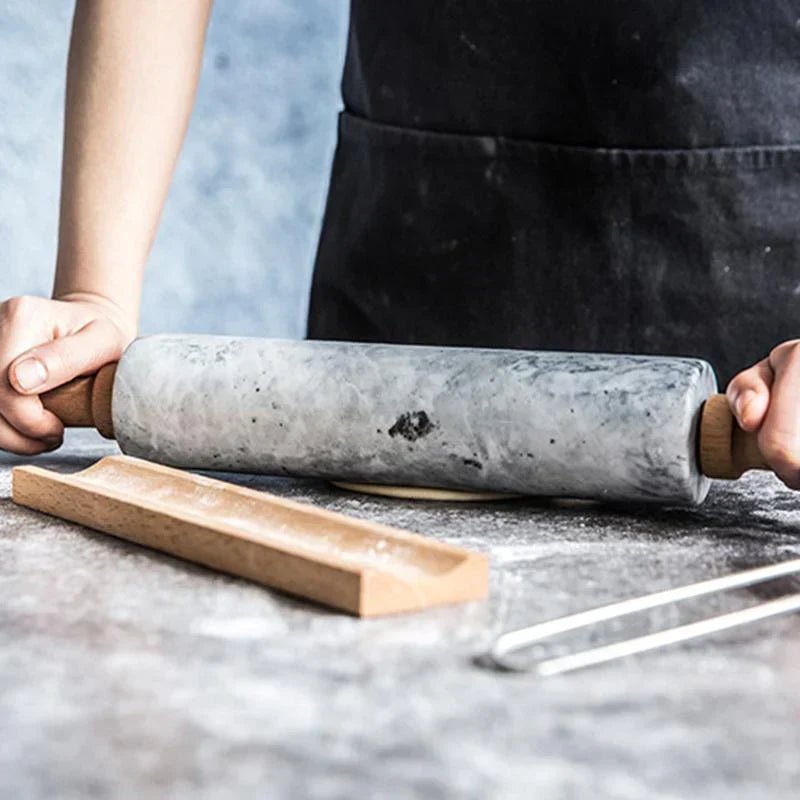 Hom & Ember – Marble Rolling Pin for Effortless Baking with Timeless Elegance - Hom & Ember