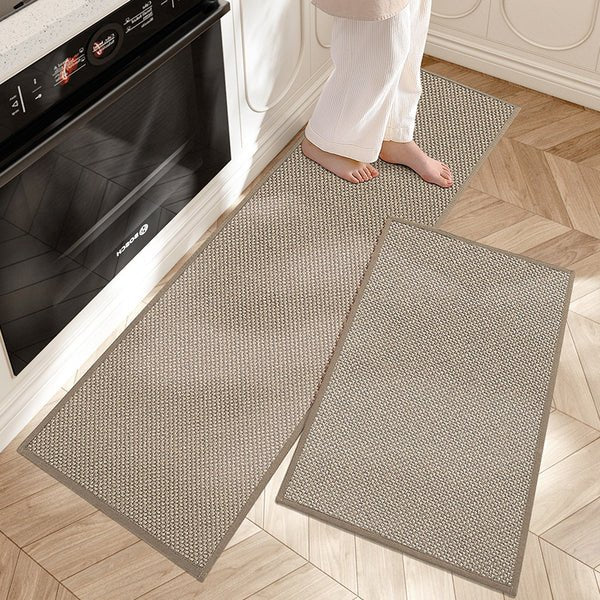 Hom & Ember – Matilda Classic Kitchen Mat | Set of 2 for a Timeless Culinary Space - Hom & Ember