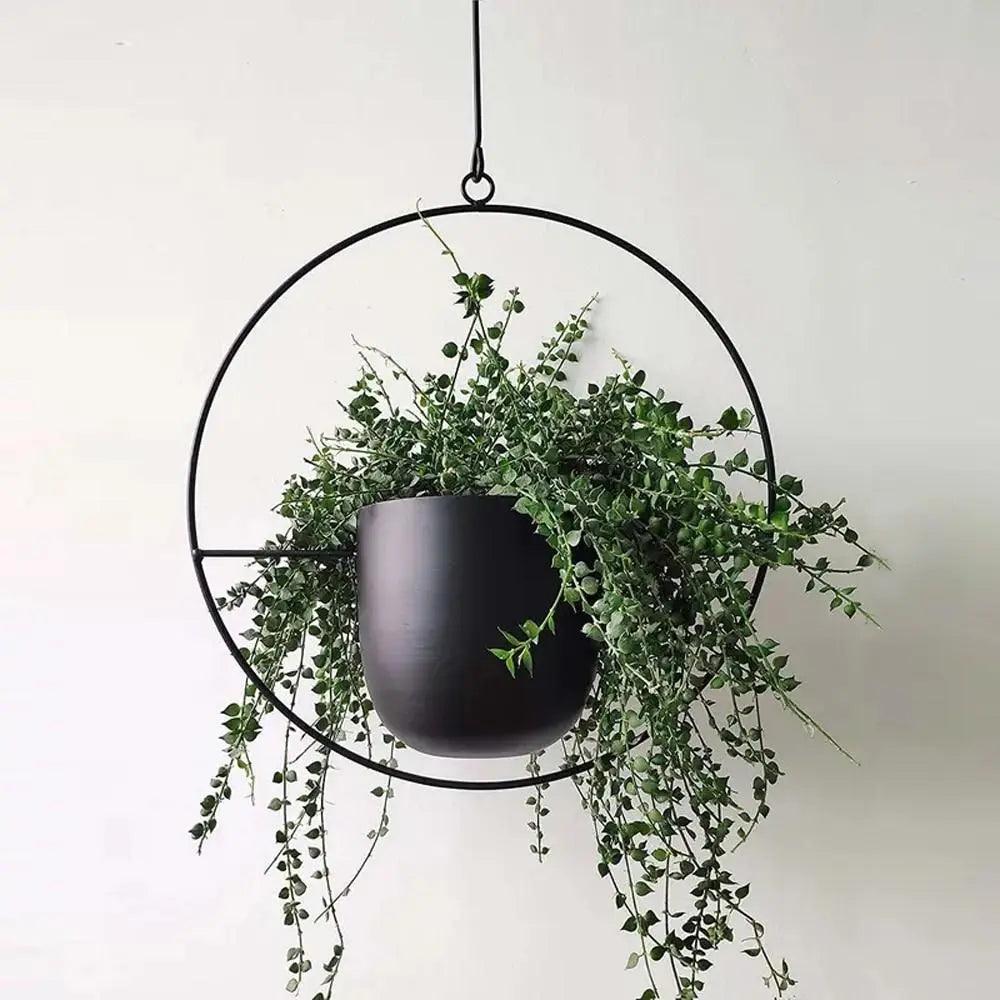 Hom & Ember – Metal Hanging Pot - Hom & Ember