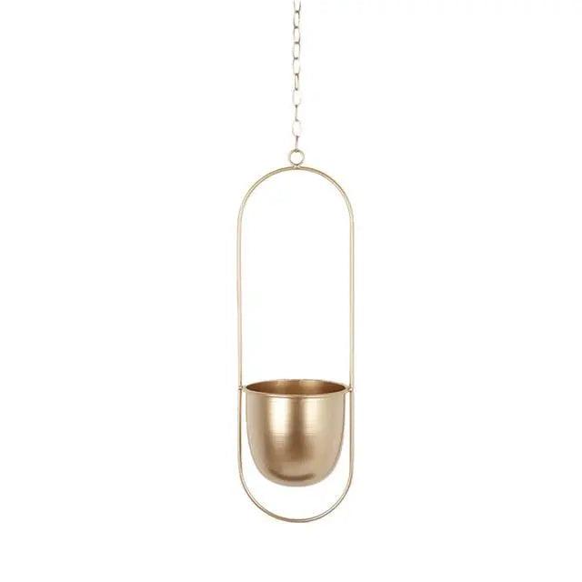 Hom & Ember – Metal Hanging Pot - Hom & Ember