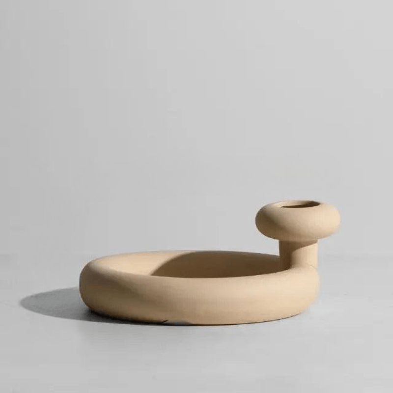 Hom & Ember – Minimalist Ceramic Vase - Hom & Ember