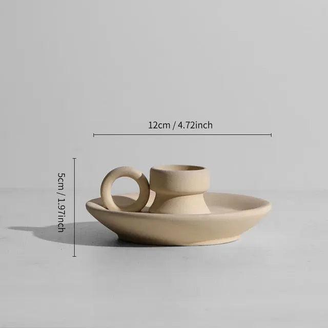 Hom & Ember – Minimalist Ceramic Vase - Hom & Ember