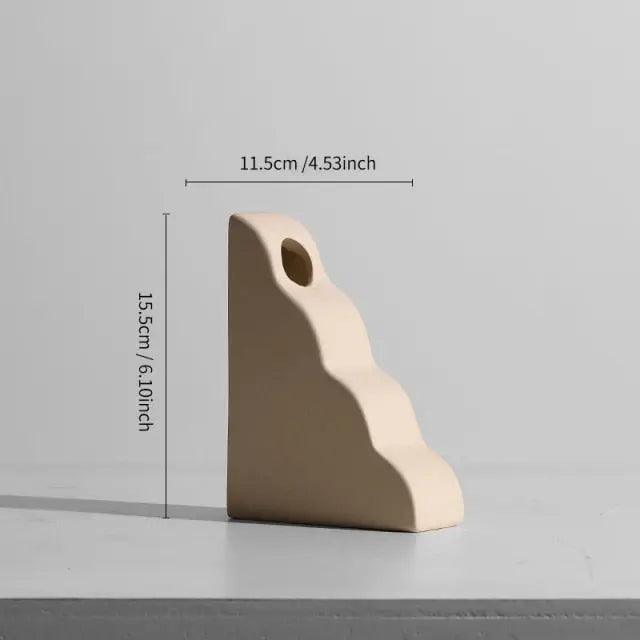 Hom & Ember – Minimalist Ceramic Vase - Hom & Ember