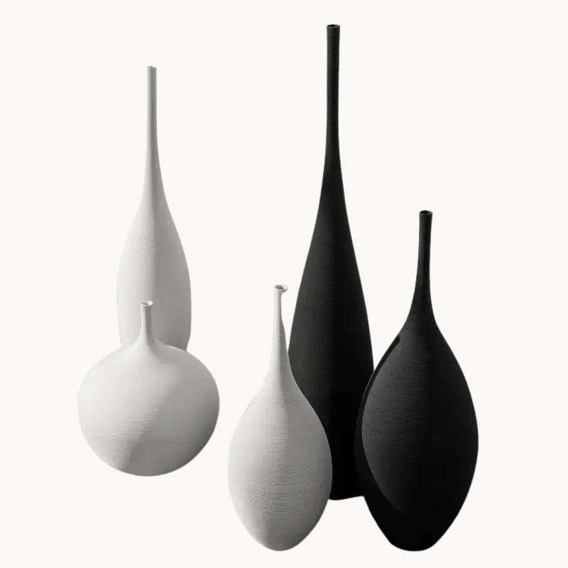 Hom & Ember – Minimalist Handmade Ceramic Vase - Hom & Ember