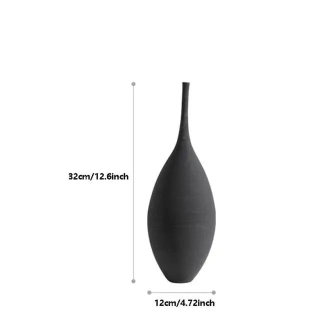 Hom & Ember – Minimalist Handmade Ceramic Vase - Hom & Ember