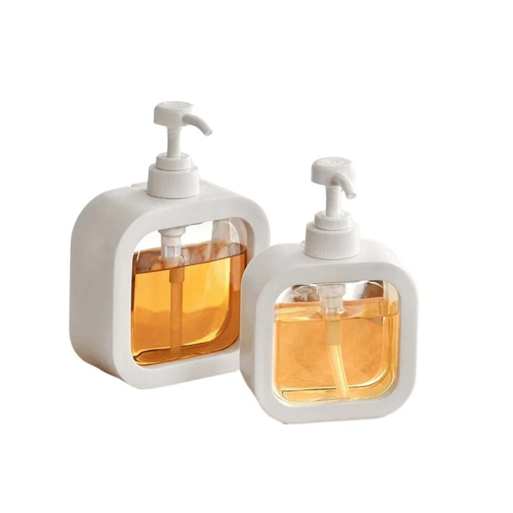 Hom & Ember – Minimalist Soap Dispenser in Elegant White for a Clean and Serene Look - Hom & Ember