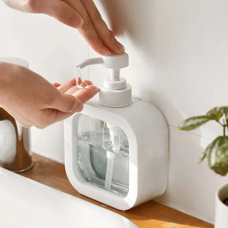 Hom & Ember – Minimalist Soap Dispenser in Elegant White for a Clean and Serene Look - Hom & Ember
