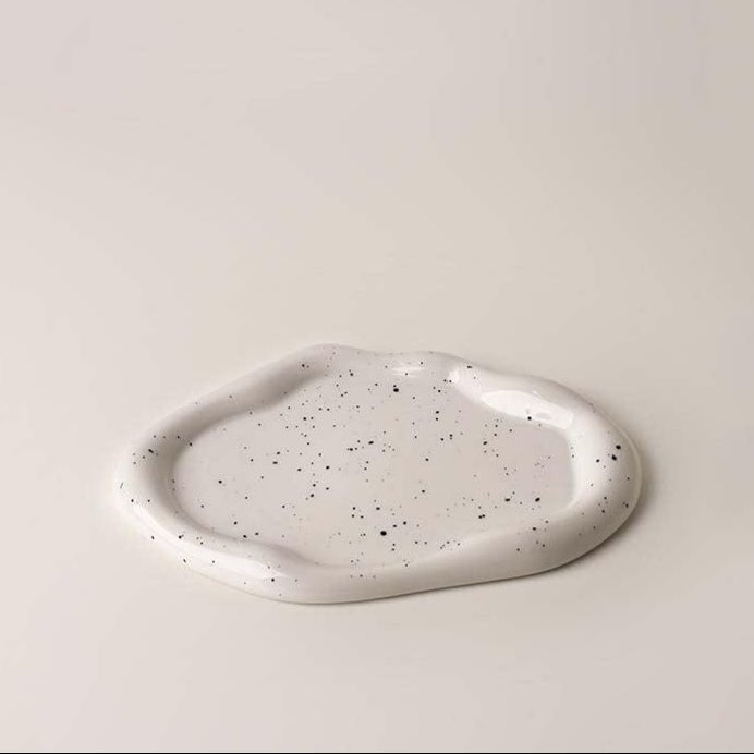 Hom & Ember – Minimalistic Chrome Trinket Dish - Hom & Ember