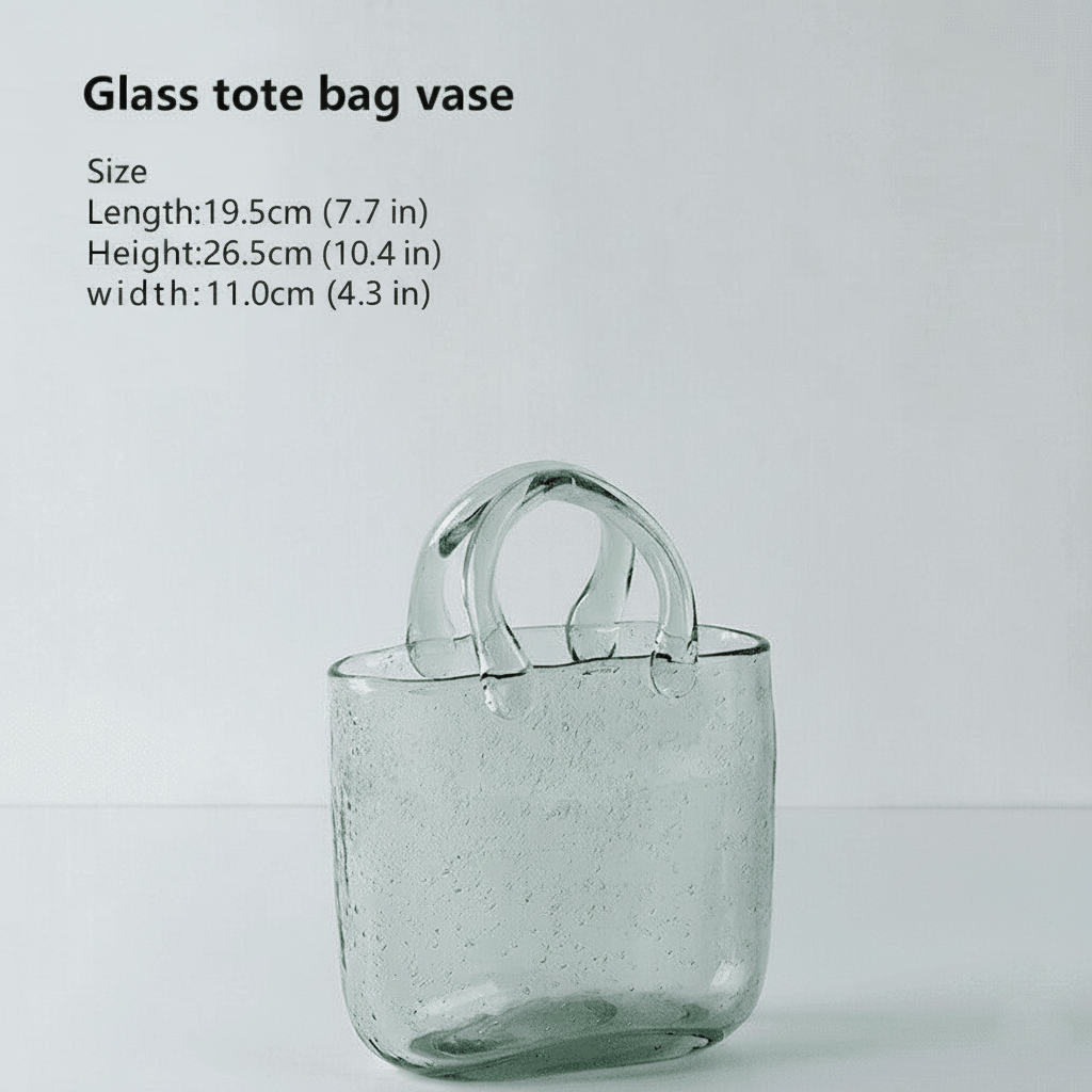 Hom & Ember – Modern Art Glass Vase - Hom & Ember